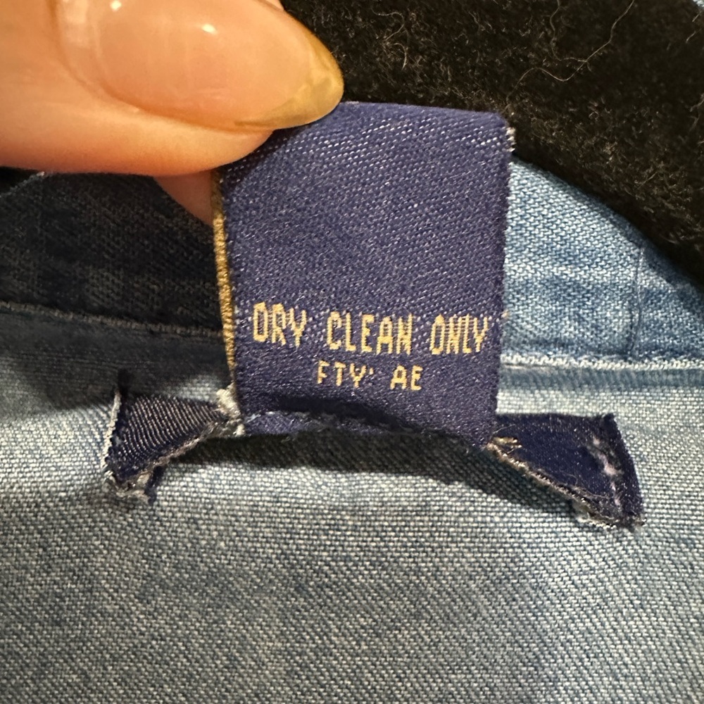 Patchwork Animal Print Jean Schacket - image 6